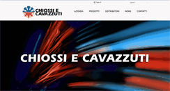 Desktop Screenshot of chiossiecavazzuti.com